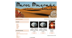 Desktop Screenshot of marocmineraux.fr